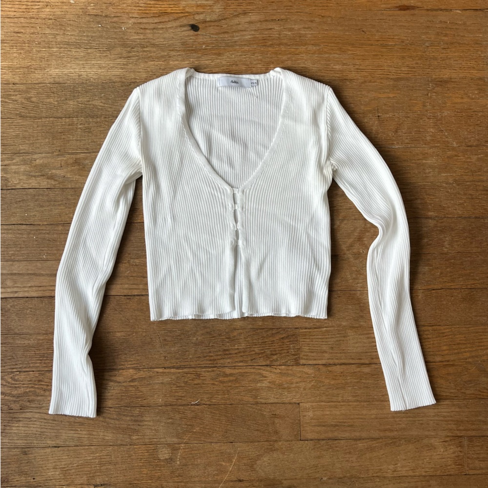 White Adika Long-Sleeve